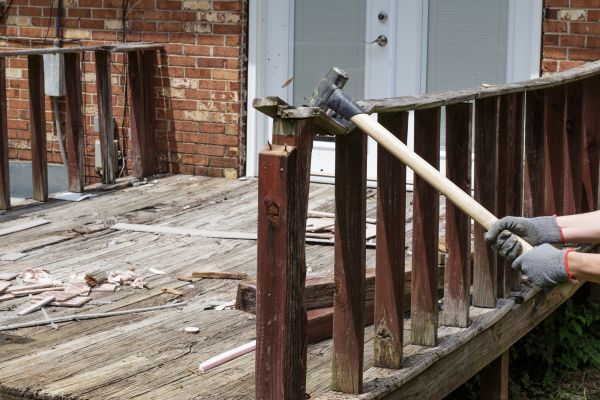 Deck Demolition Service in Lockport