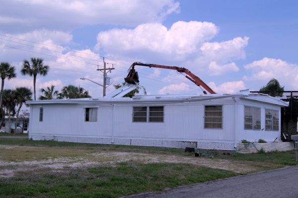 Mobile Home Demolition in Lockport
