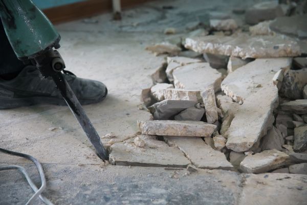 Cement Slab Removal in Lockport