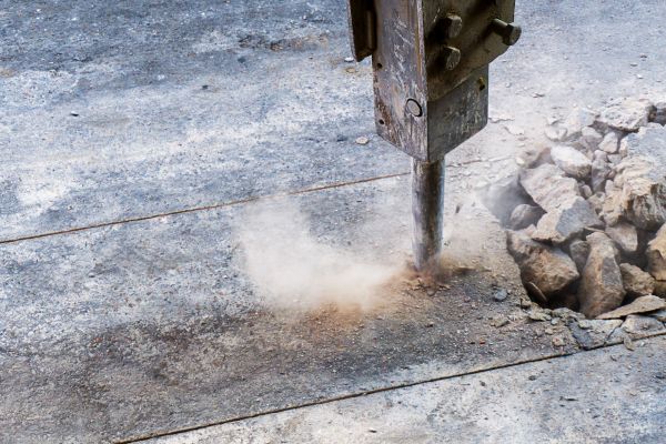 Concrete Patio Removal in Lockport