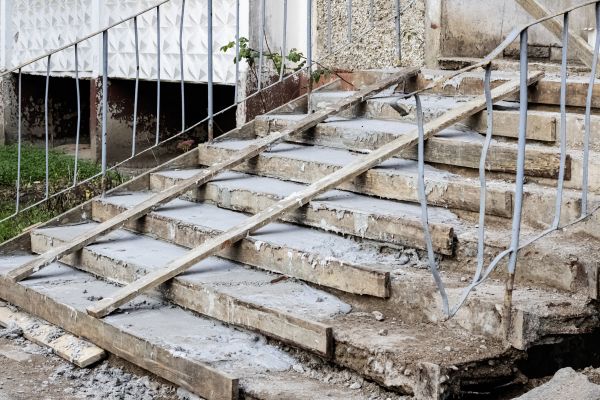 Staircase Demolition in Lockport